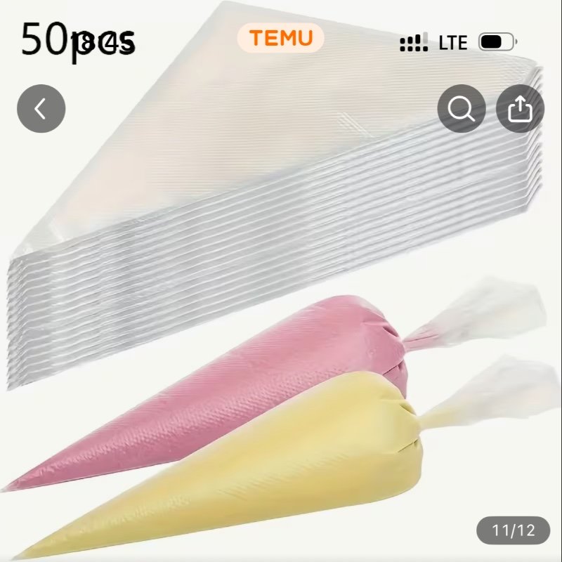 100/50pcs Sacs à Douille