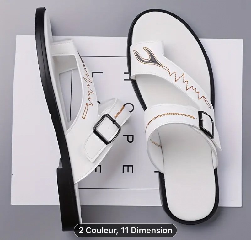 2LN-5999 Chaussures pour hommes en grandes tailles, pantoufles décontractées et élégantes pour hommes