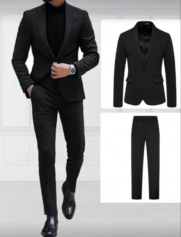 Calvornis Homme Pantalon & Blazer à bouton