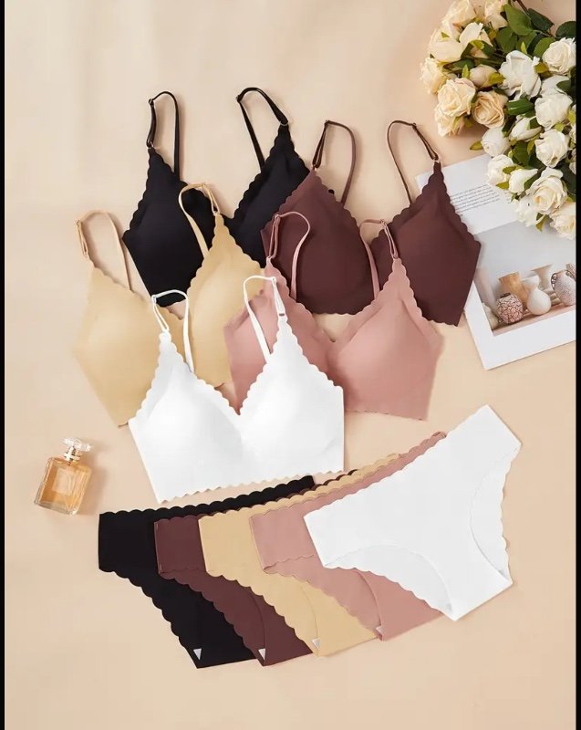Ensemble de 10 soutiens-gorge élégants sans couture pour femmes