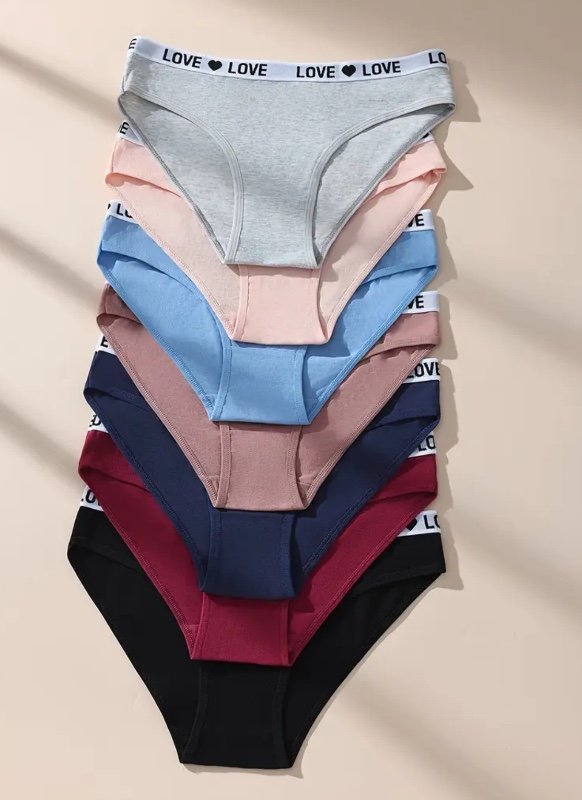 7pièces Culottes basses pour femmes