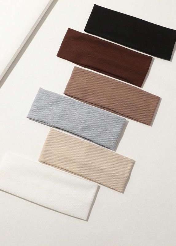 6 pièces/1 pièce Bandeau de sport élastique multicolore