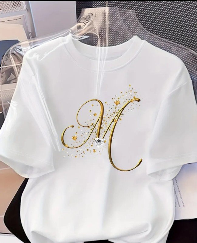 T-shirt décontracté à manches courtes pour femmes