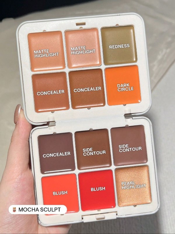 SHEGLAM Palette Multifonctionnelle Pour Le Visage All About That Face-Mocha Sculpt Palette Multifonctionnelle Pour Le