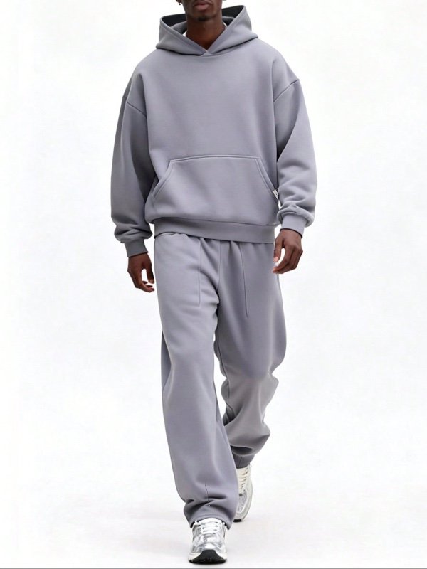 SUMWON Ensemble de survêtement coordonné avec sweat-shirt à capuche oversize