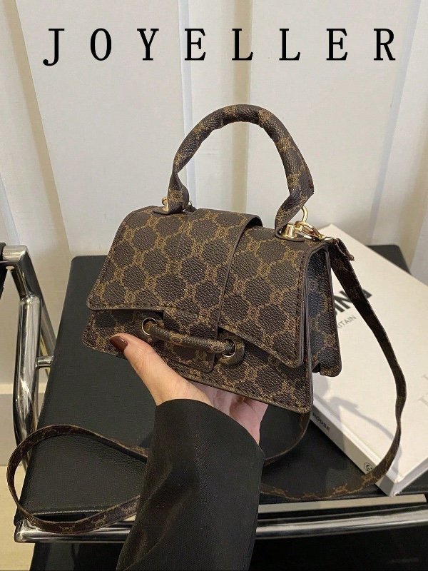 2026 Nouveau Étui à Rouge à Lèvres de Haute Qualité, Mini Sac Carré, Nouveau Sac à Main Polyvalent de Couleur Unie, Portefeuille pour Femmes