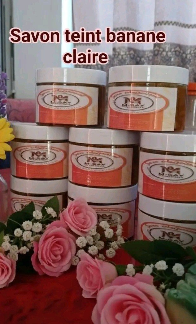 Savon teint banane claire