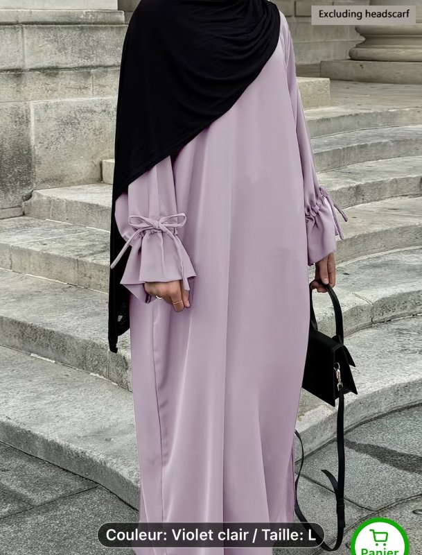 Robe à manches