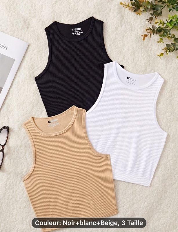 Ensemble de trois hauts