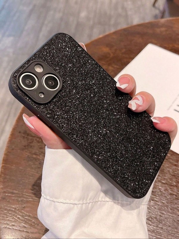 Coque Paillette Noir