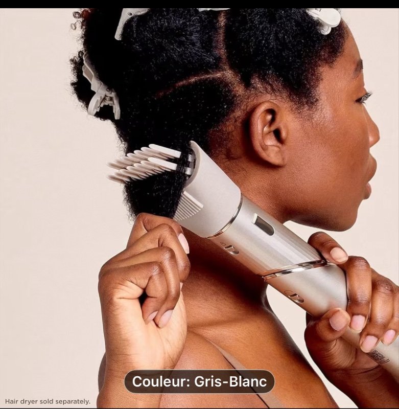 Imjjcty pour Shark XSKHD4WTCA FlexStyle Peigne à Dents Larges, Accessoire de Sèche-Cheveux pour Système de Coiffage et Séchage FlexStyle Air A