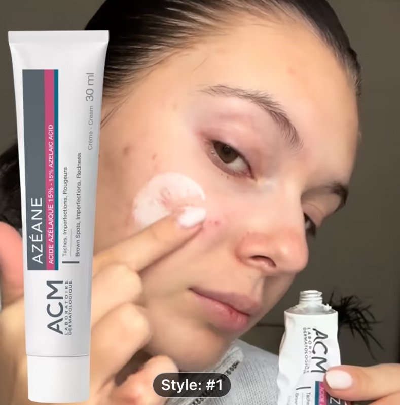Crème à l'acide azélaïque pour tous types de peau, crème hydratante légère pour le visage avec acide hyaluronique, glycérine et finition mate instantanée, apaise et illumine, non grasse, idéale pour les peaux sensibles, simplifie le routine de soins de la