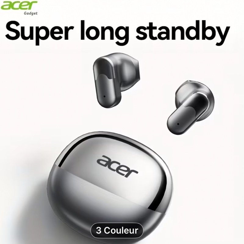 Casque Audio Sans Fil HD - Autonomie Longue Durée, Casque Intra-Auriculaire Stéréo Compact pour Sport et Jeu, Chargement USB, Appels à Réduction de Bruit, Contrôles Tactiles, Matériau Plastique, Thème Anime/Film/Jeu Vidéo, Sans Câble, Batterie Li-Polymère
