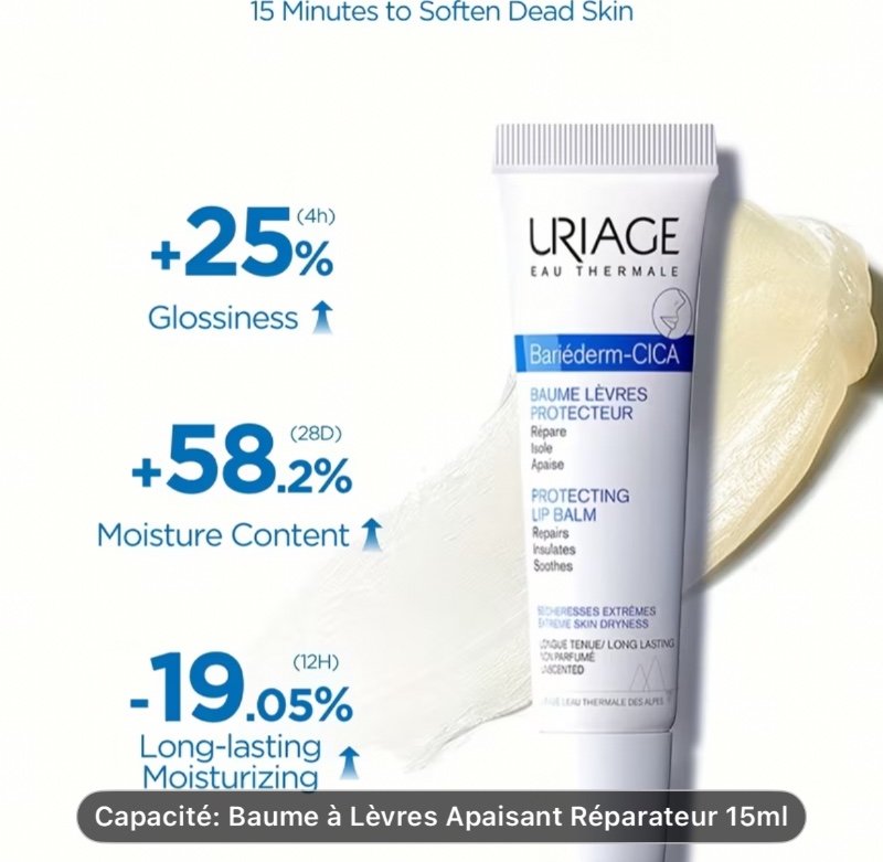 Uriage Bariéderm-CICA Baume Lèvres Protecteur