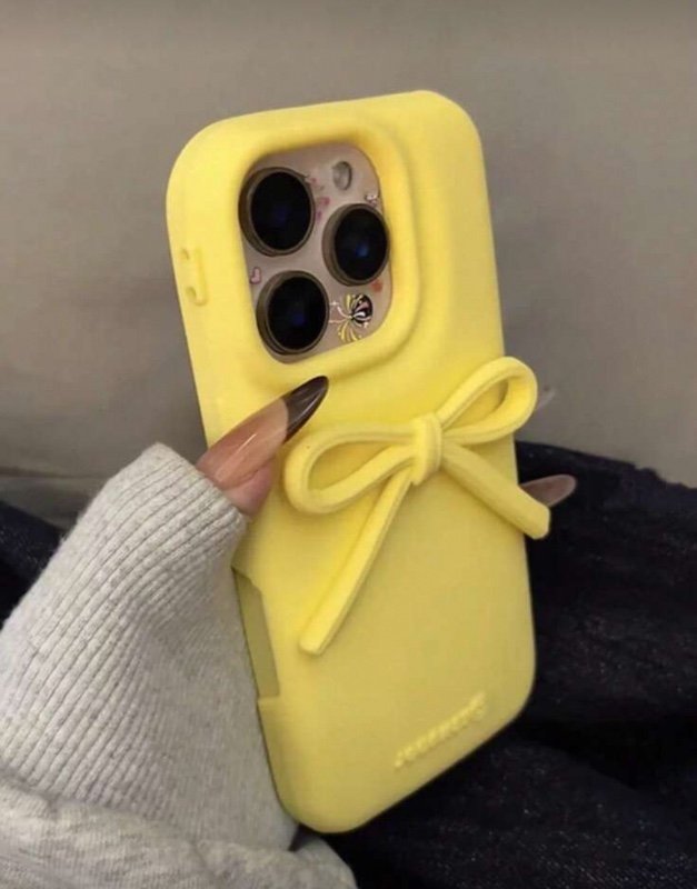 Coque de téléphone en silicone souple avec nœud papillon blanc, compatible avec iPhone 17/16 Pro Max, coque de protection pour iPhone 15/14/13, design unique ^