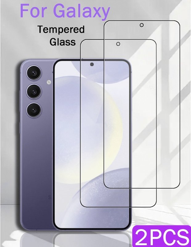 2 pièces de protection d'écran en verre trempé offrant une couverture complète, sans bulles, facile à installer. Convient pour les modèles Galaxy S21FE, Galaxy S24, Galaxy S24 PULS, Galaxy S24 Ultra, Galaxy Note20 Ultra, Galaxy S20+, Galaxy S21 5G, Galaxy