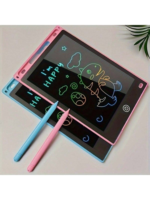 Nouvelle tablette d'écriture LCD - Tableau à griffonner, Tableau à griffonner coloré - Tableau d'écriture effaçable, Tableau de dessin, Tableau d'écriture LCD multicolore - Tableau à griffonner sans tache, Avec écran de protection des yeux, Tablette de de