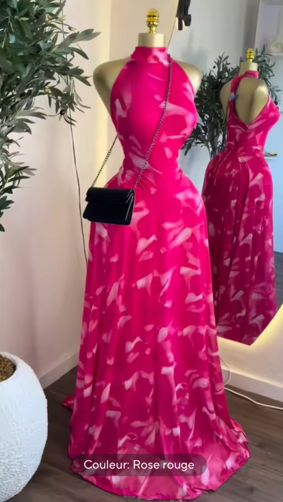 GLCMYAYA 2026 nouvelles femmes col rond sans manches imprimé fleuri sirène Maxi robe soirée anniversaire plage Sexy soirée longue robes