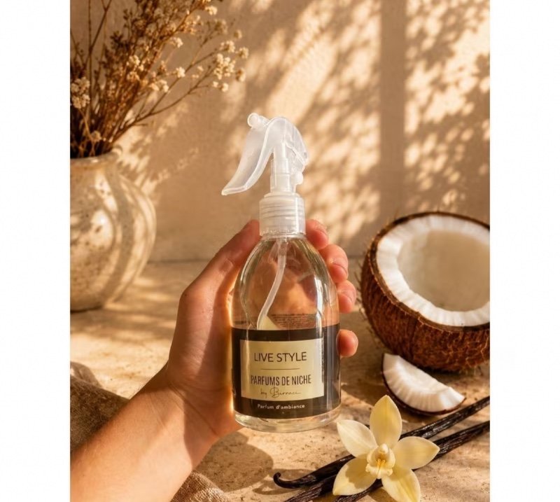 Spray d’Ambiance Premium 250ml – Parfums de Niche Paris – Désodorisant Maison Longue Durée – 5 Senteurs au Choix