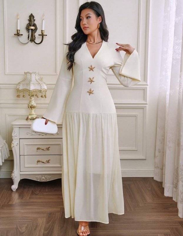 Robe jaune Modelyn pour femme : style décontracté, minimaliste et élégant, idéale pour les fêtes, les occasions formelles