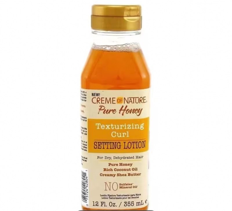 CREME OF NATURE - PURE HONEY - Lotion texturisante pour la mise en forme des boucles 355 ml