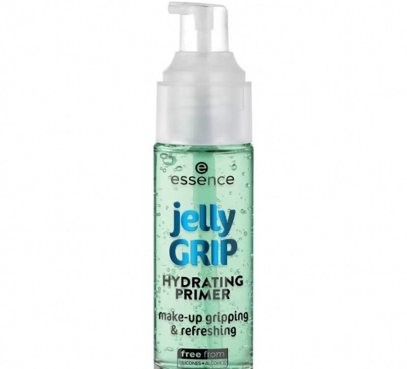 hydratante Jelly Grip de la marque Essence, une formule gel rafraîchissante conçue pour fixer le maquillage