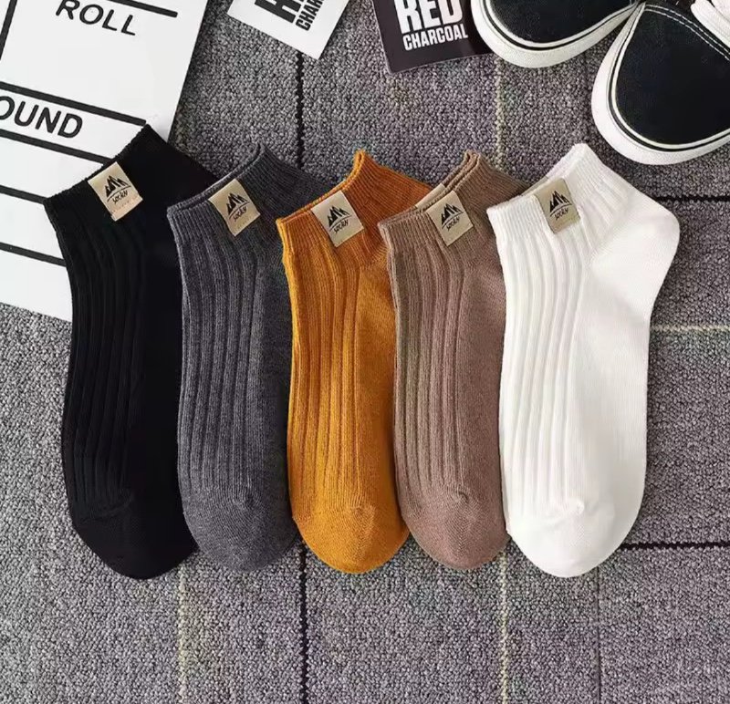 Chaussettes basses - 5 paires assorties