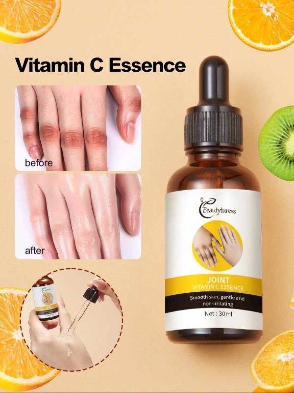 Sérum éclaircissant et blanchissant (30 ml) – Formulé à la vitamine C, adapté aux taches, aux aisselles, à l'intérieur des cuisses et aux articulations ; améliore l'aspect de la peau (corps et zones intimes).
